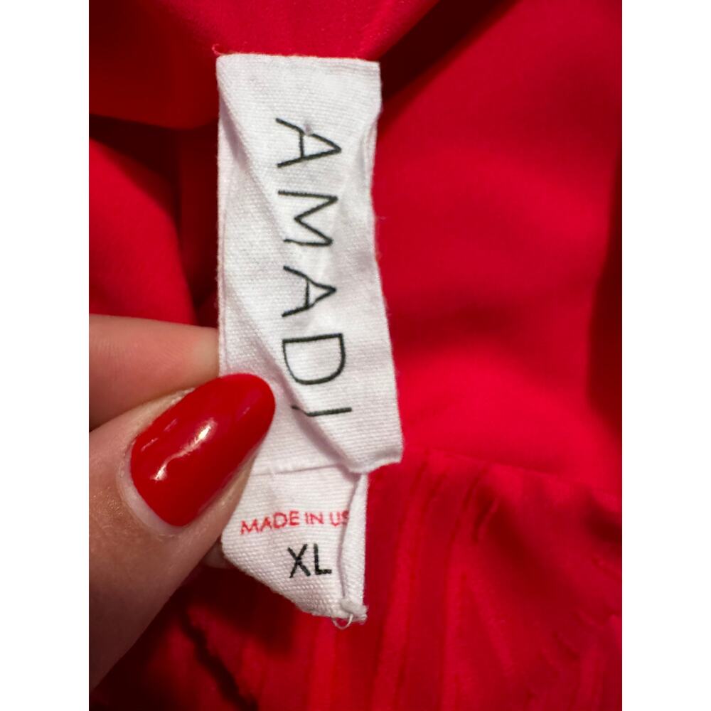 NWOT Anthropologie Amadi Ameline Pink Textured Tiered Tank - Size XL - Picture 8 of 8